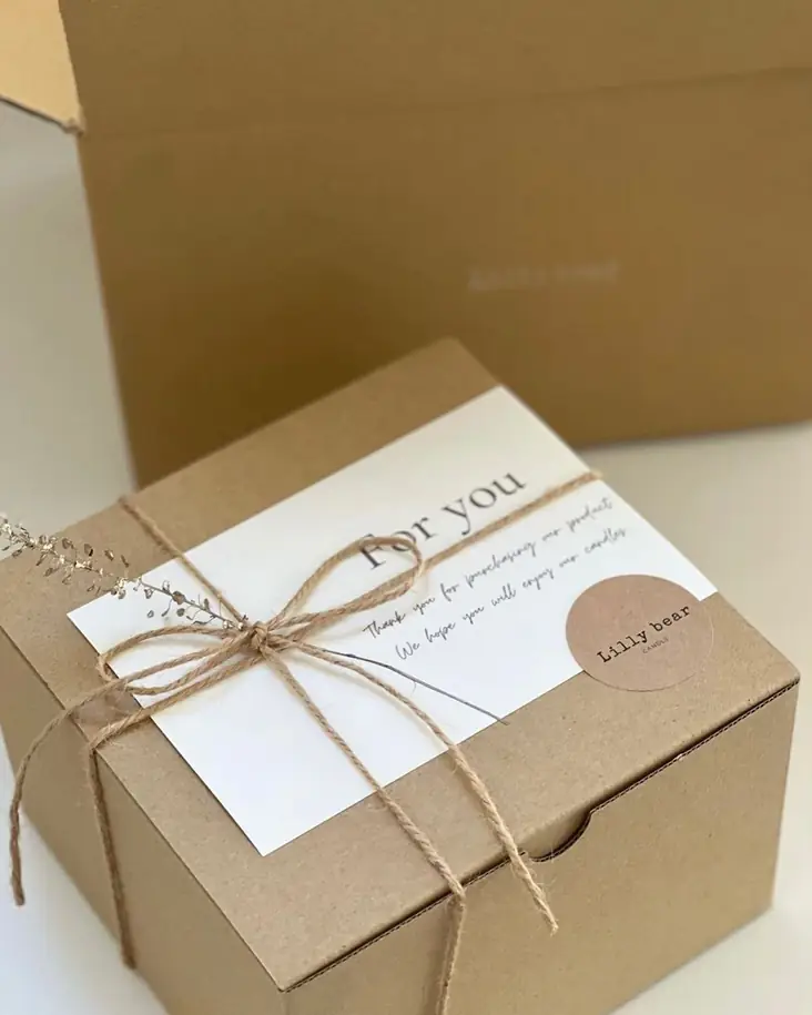 Subscription boxes stacked for courier pickup